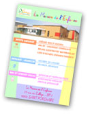 Brochure téléchargeable de la maison de l'enfance