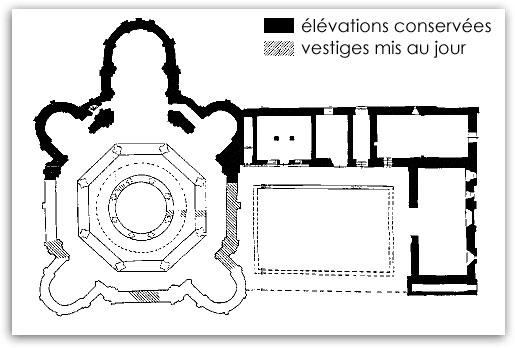 plan abbaye de trizay 17